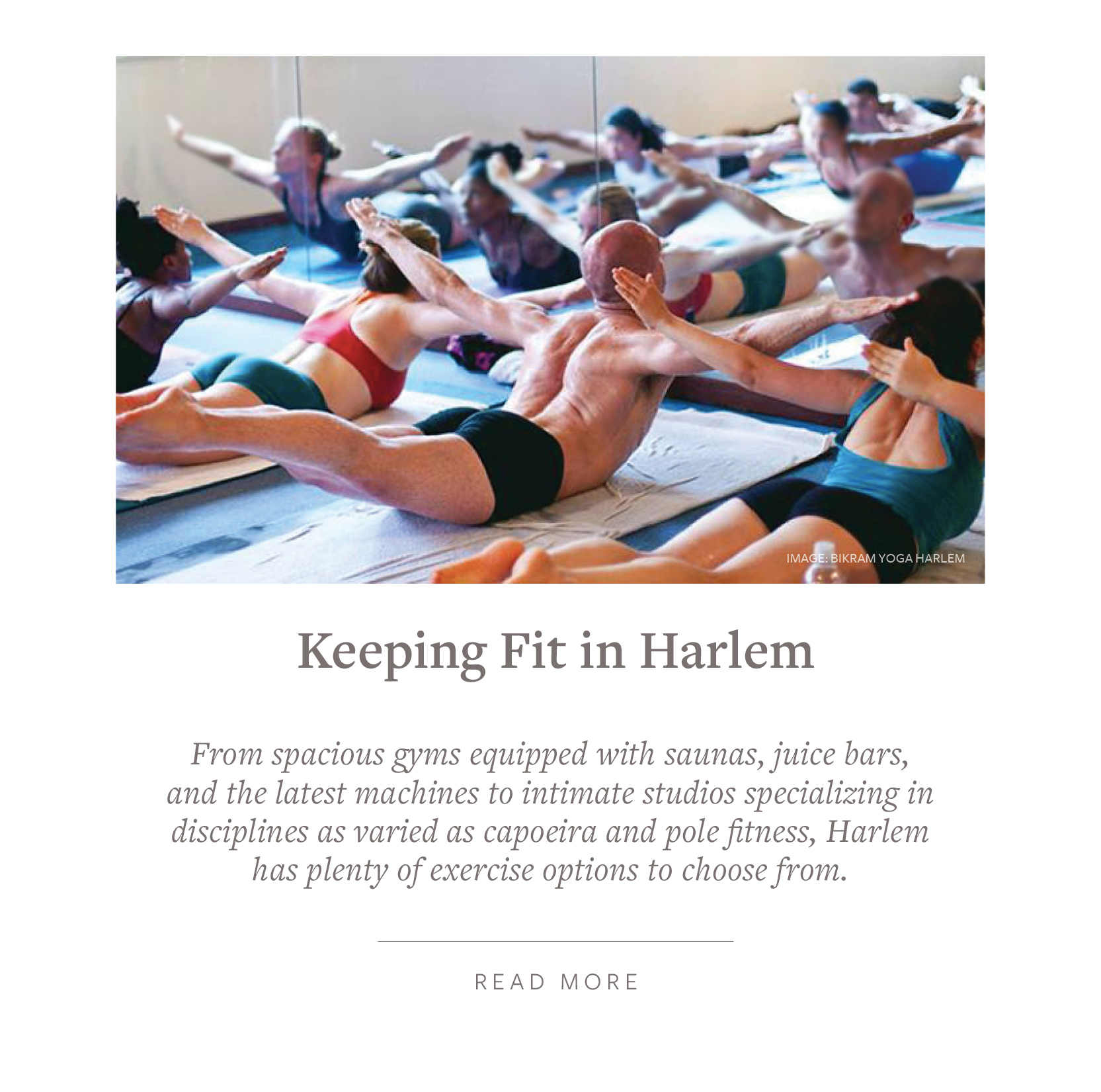 Harlem's Spacious Gyms