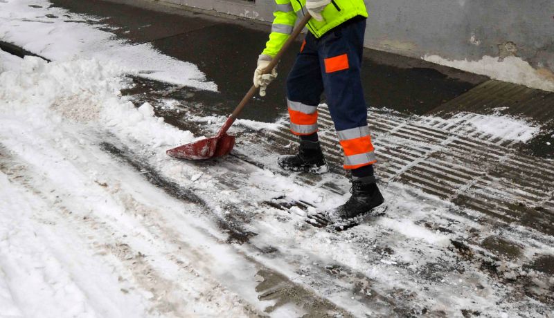 snow shoveling